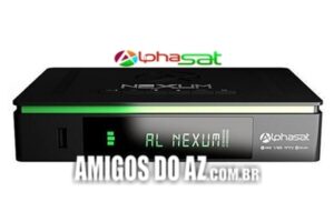 Atualização Alphasat Nexum V17.09.15.S85 – 17/09/2025